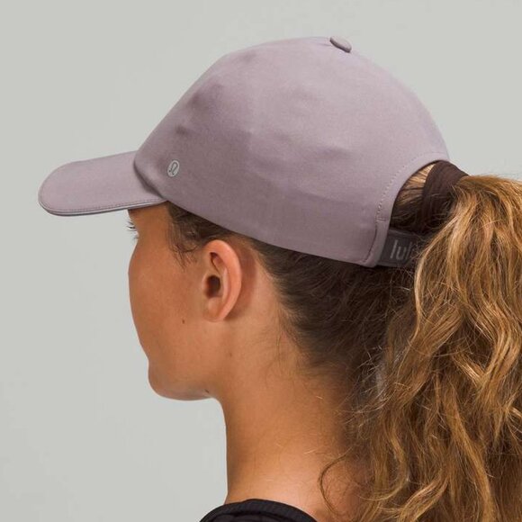 Lululemon Fast and Free Running Hat One Size Lunar Rock Grayish Brown Color EUC - Picture 2 of 7